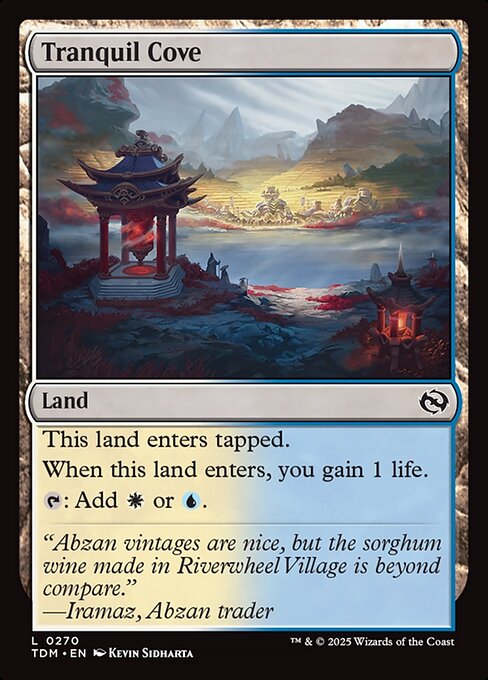 Tranquil Cove (270) (Foil) - Tarkir: Dragonstorm - Game On