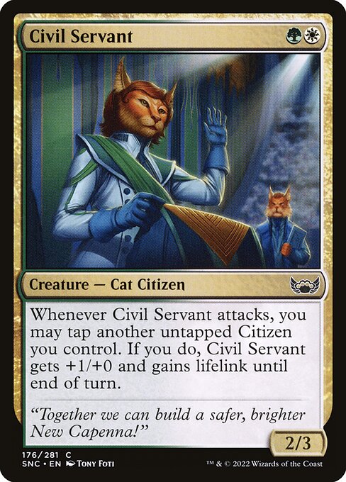 Civil Servant (176) (Foil) - Streets of New Capenna - Game On