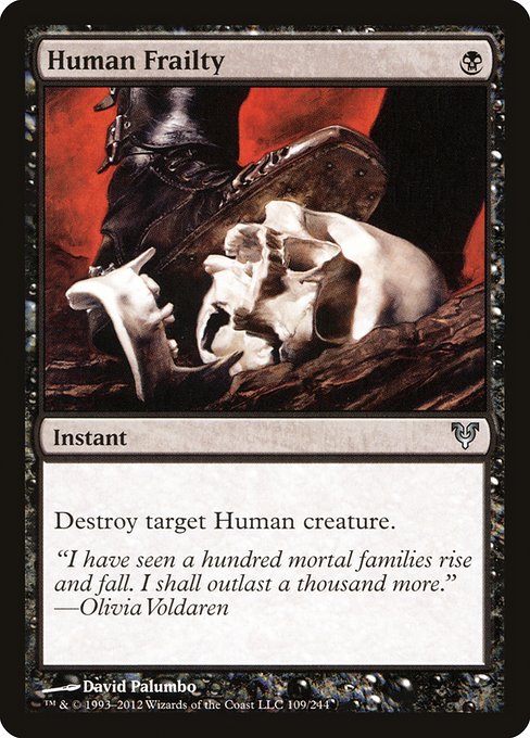 Human Frailty (109) (Foil) - Avacyn Restored - Game On