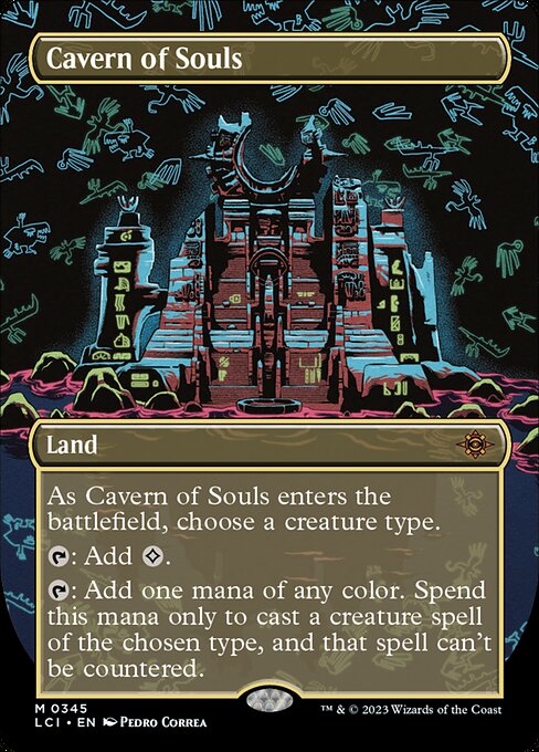 Cavern of Souls (345) - BORDERLESS (Foil) - The Lost Caverns of Ixalan - Game On