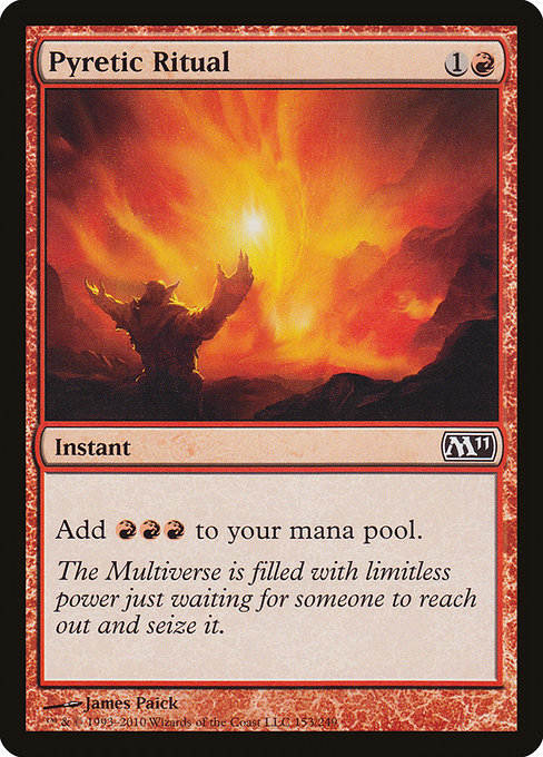 Pyretic Ritual (153) - Magic 2011 - Game On