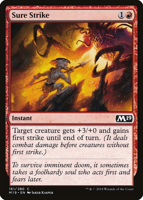 Sure Strike (161) - Core Set 2019 - Game On