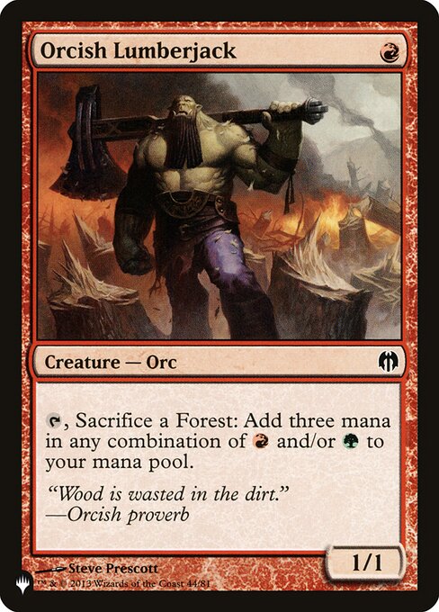 Orcish Lumberjack (DDL-44) - The List - Game On
