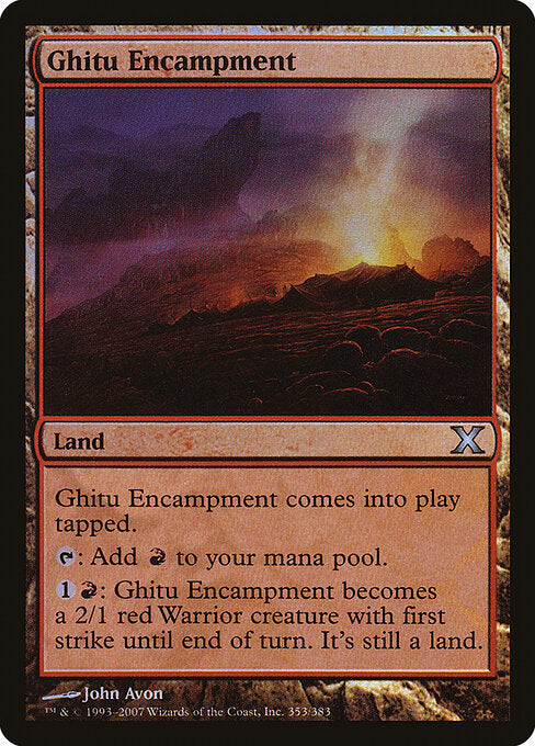 Ghitu Encampment (353★) - Tenth Edition - Game On