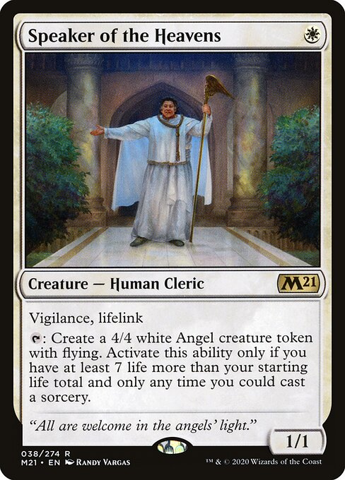 Speaker of the Heavens (38) (Foil) - Core Set 2021 - Game On