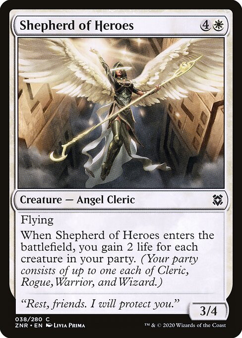 Shepherd of Heroes (38) (Foil) - Zendikar Rising - Game On