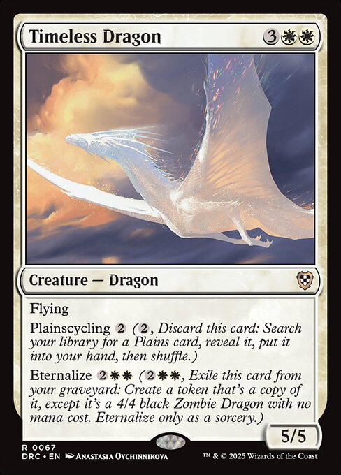Timeless Dragon (67) - Aetherdrift Commander - Game On
