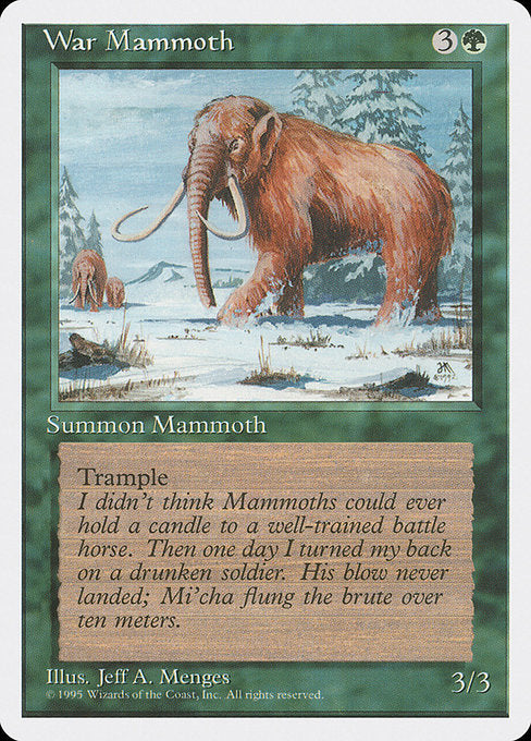 War Mammoth (286) - Fourth Edition - Game On