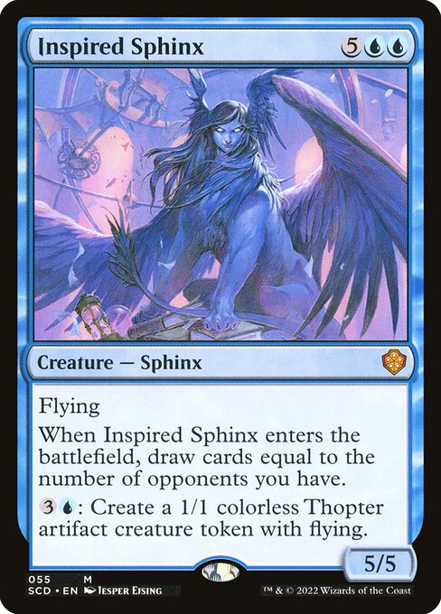 Inspired Sphinx (55) - Starter Commander Decks - Game On