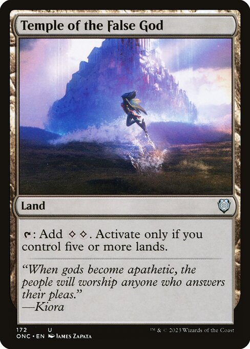 Temple of the False God (172) - Phyrexia: All Will Be One Commander - Game On