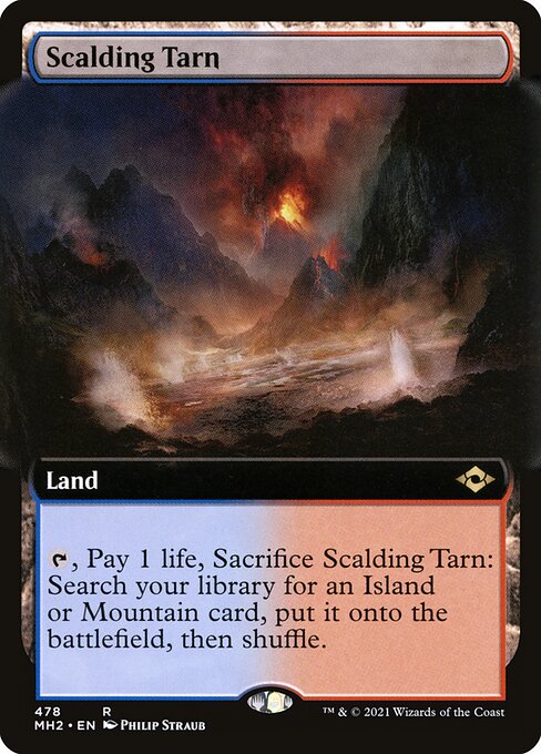 Scalding Tarn (478) - EXTENDED ART - Modern Horizons 2 - Game On