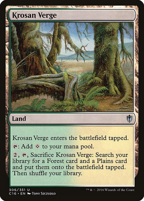 Krosan Verge (306) - Commander 2016 - Game On