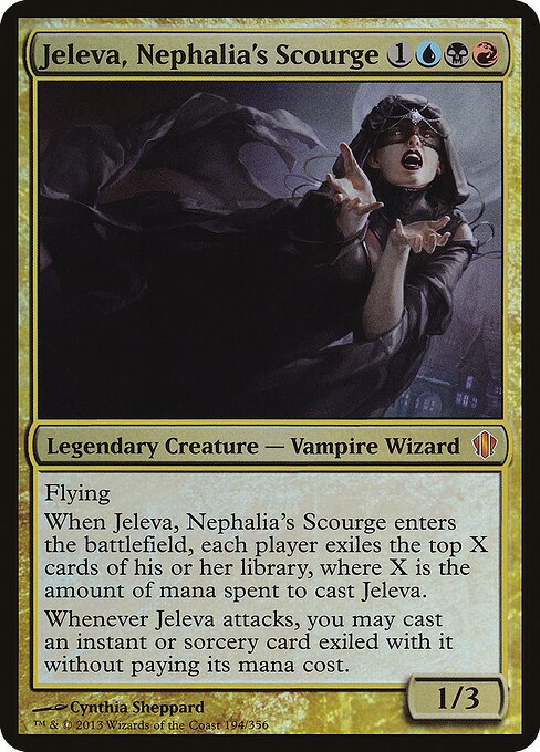 Jeleva, Nephalia's Scourge (194) - OVERSIZE (Foil) - Commander 2013 Oversized - Game On