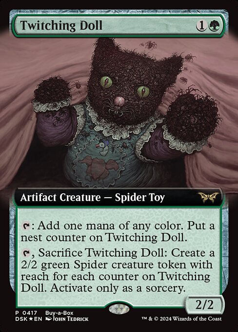 Twitching Doll (417) - EXTENDED ART (Foil) - Duskmourn: House of Horror - Game On