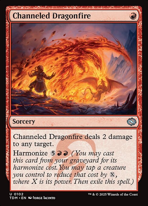 Channeled Dragonfire (102) (Foil) - Tarkir: Dragonstorm - Game On