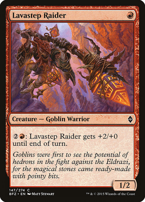 Lavastep Raider (147) (Foil) - Battle for Zendikar - Game On
