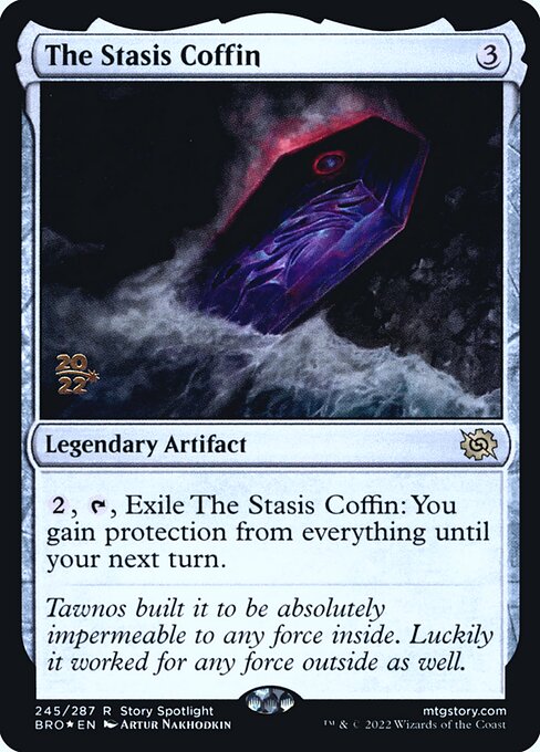 The Stasis Coffin (245s) (Foil) - The Brothers' War Promos - Game On