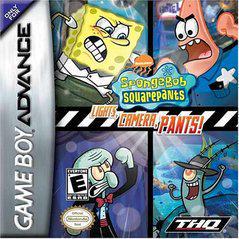 SpongeBob SquarePants Lights Camera Pants - GameBoy Advance (Loose (Game Only)) - Game On
