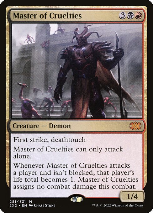 Master of Cruelties (251) (Foil) - Double Masters 2022 - Game On