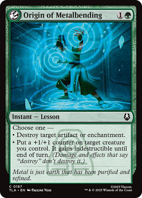 Origin of Metalbending (187) (Foil) - Avatar: The Last Airbender - Game On