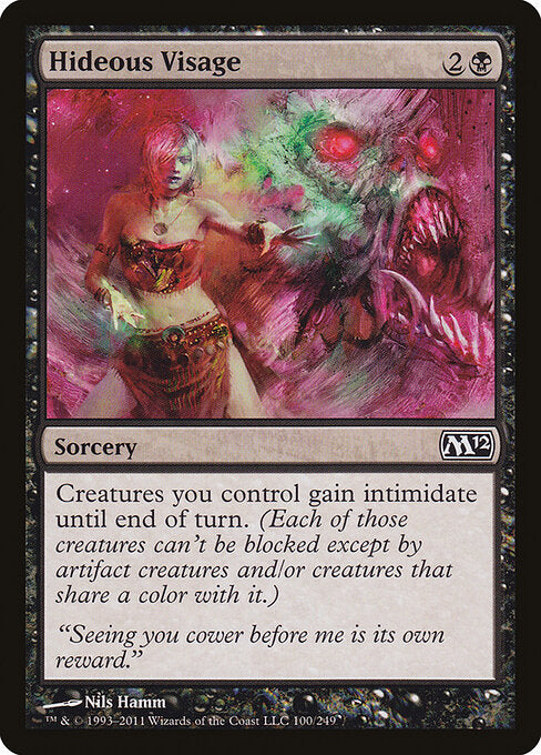 Hideous Visage (100) - Magic 2012 - Game On
