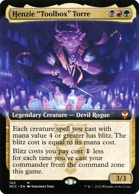 Henzie "Toolbox" Torre (102) - EXTENDED ART (Foil) - New Capenna Commander - Game On