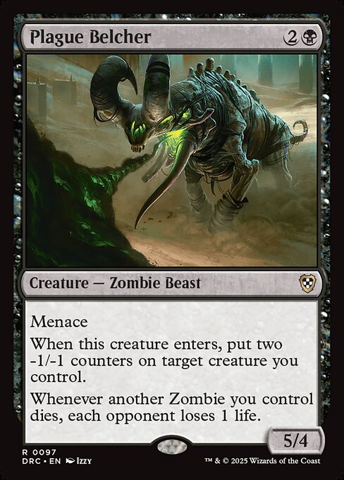 Plague Belcher (97) - Aetherdrift Commander - Game On