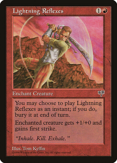 Lightning Reflexes (186) - Mirage - Game On