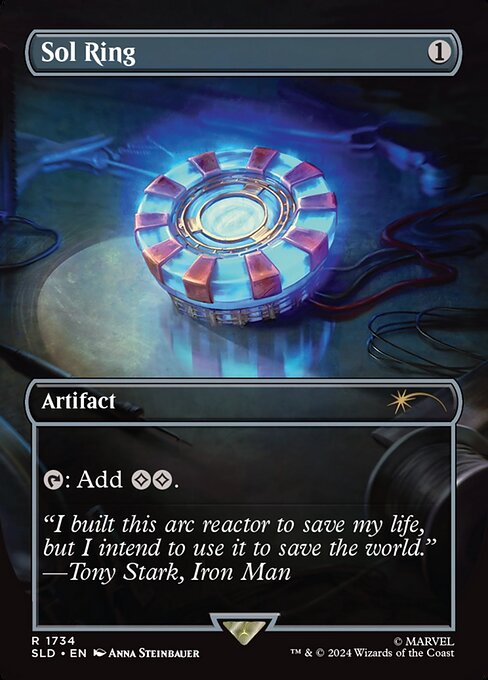 Sol Ring (1734) - BORDERLESS - FULL ART - Secret Lair Drop - Game On