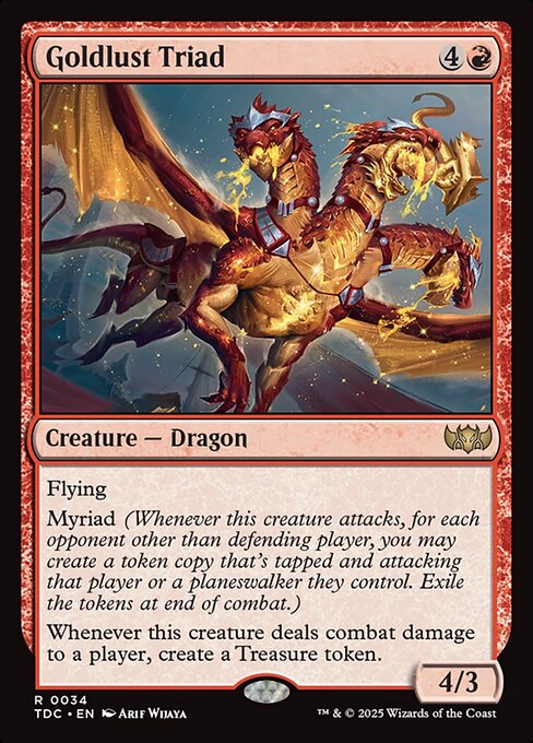 Goldlust Triad (34) - Tarkir: Dragonstorm Commander - Game On