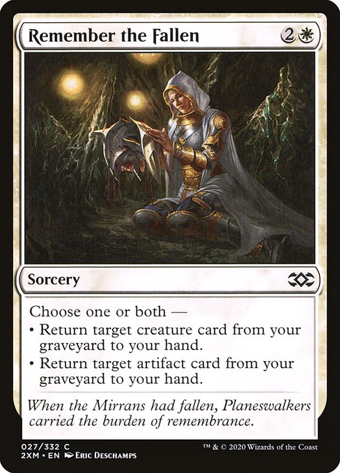 Remember the Fallen (27) (Foil) - Double Masters - Game On