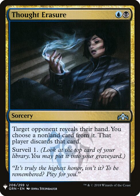 Thought Erasure (GRN-206) - The List - Game On