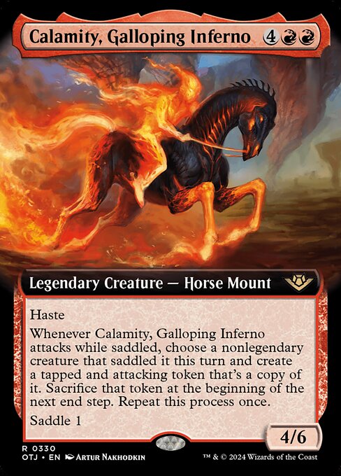 Calamity, Galloping Inferno (330) - EXTENDED ART - Outlaws of Thunder Junction - Game On
