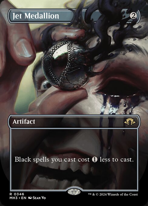 Jet Medallion (346) - BORDERLESS - FULL ART - Modern Horizons 3 Game On Jet Medallion (346) - BORDERLESS - FULL ART - Modern Horizons 3 Game On