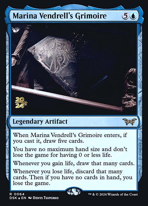 Marina Vendrell's Grimoire (64s) (Foil) - Duskmourn: House of Horror Promos - Game On