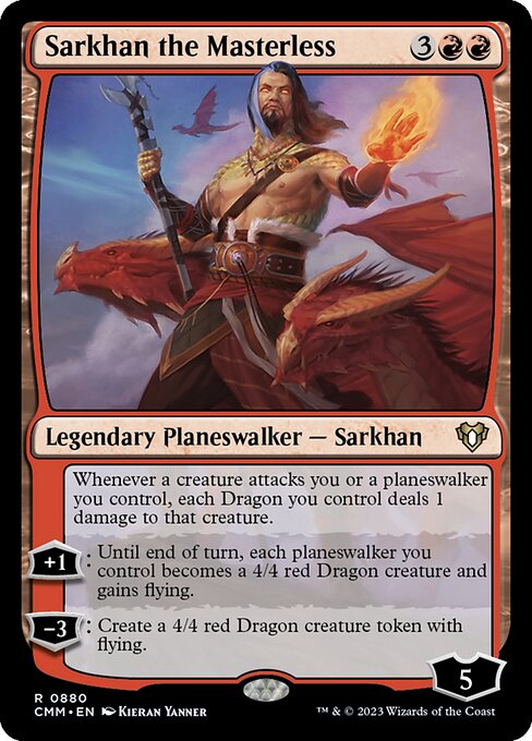 Sarkhan the Masterless (880) - Commander Masters - Game On