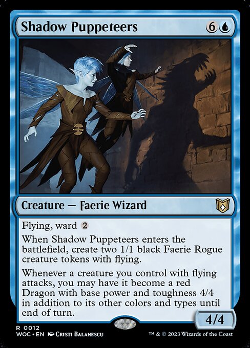 Shadow Puppeteers (12) - Wilds of Eldraine Commander - Game On