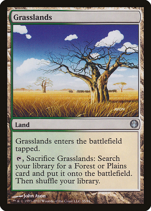 Grasslands (35) - Duel Decks: Knights vs. Dragons - Game On