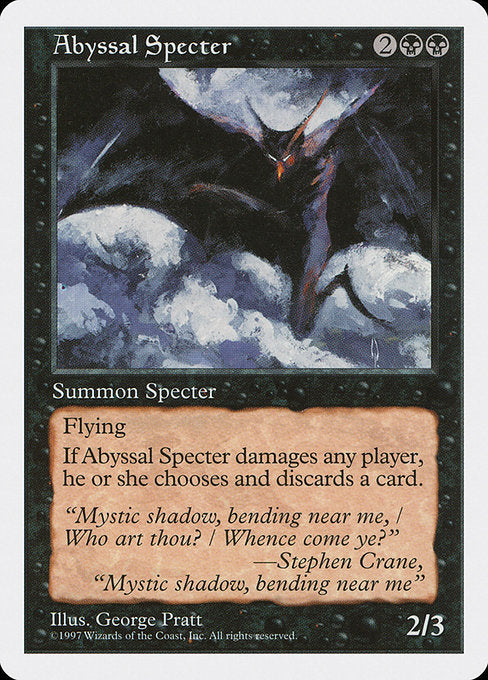 Abyssal Specter (139) - Fifth Edition - Game On