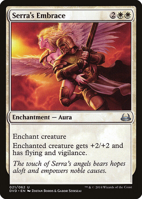 Serra's Embrace (21) - Duel Decks Anthology: Divine vs. Demonic - Game On