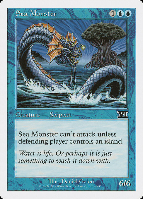 Sea Monster (96) - Classic Sixth Edition - Game On