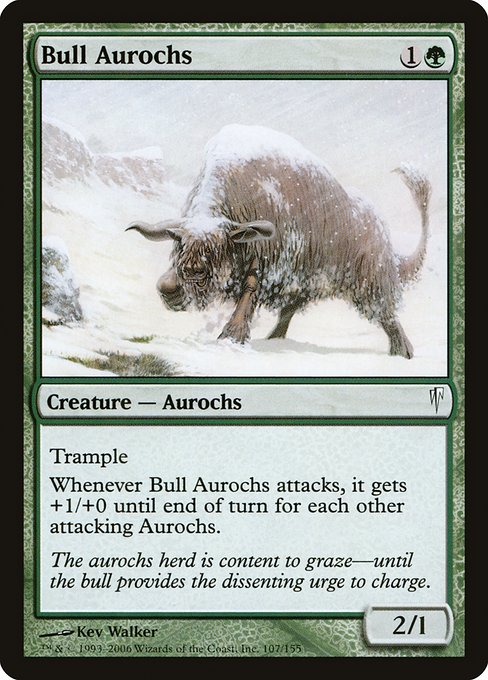 Bull Aurochs (107) (Foil) - Coldsnap - Game On