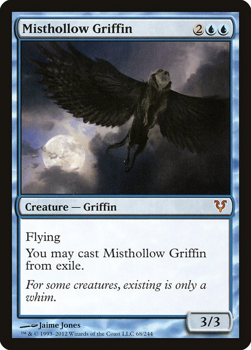 Misthollow Griffin (68) - Avacyn Restored - Game On