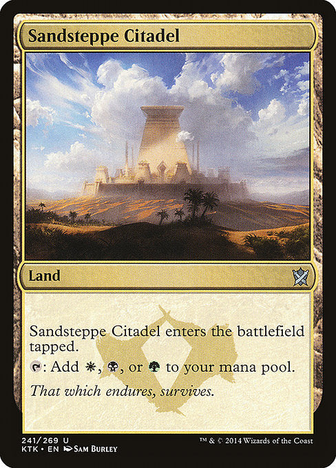Sandsteppe Citadel (241) (Foil) - Khans of Tarkir - Game On