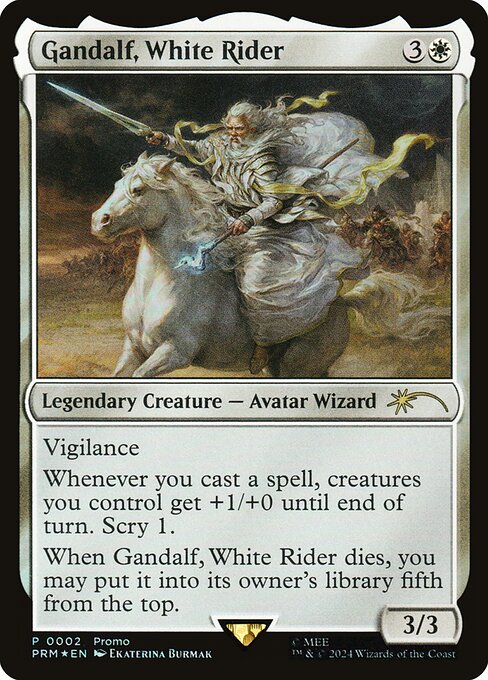 Gandalf, White Rider (2) (Foil) - Tales of Middle-earth Deluxe Commander Kit - Game On
