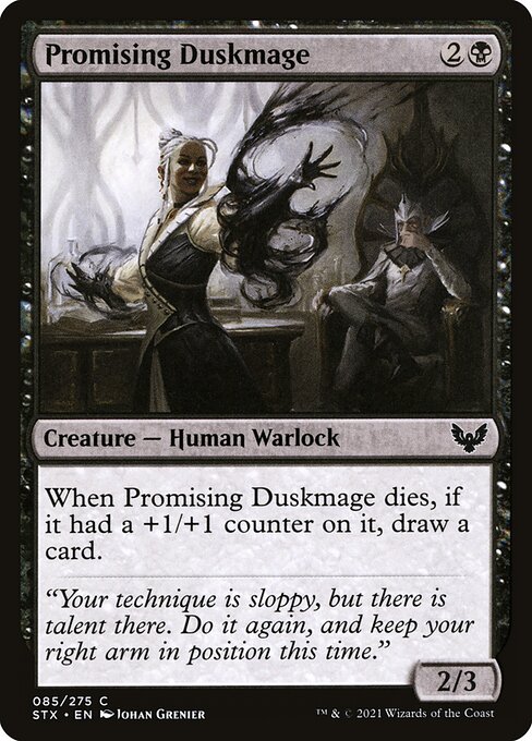 Promising Duskmage (85) (Foil) - Strixhaven: School of Mages - Game On