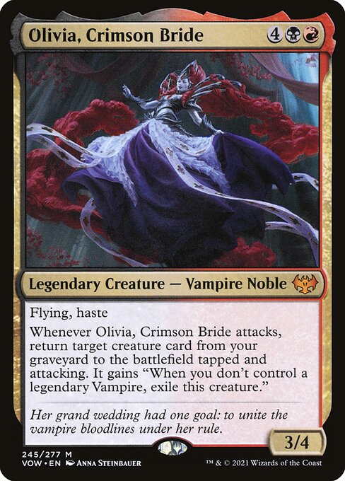 Olivia, Crimson Bride (245) (Foil) - Innistrad: Crimson Vow - Game On