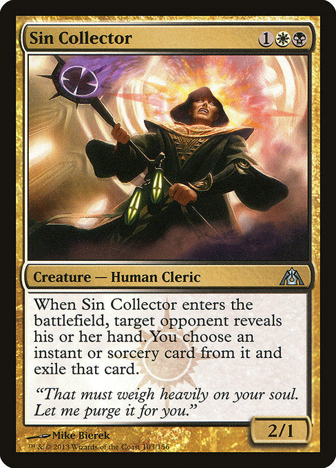 Sin Collector (103) (Foil) - Dragon's Maze - Game On