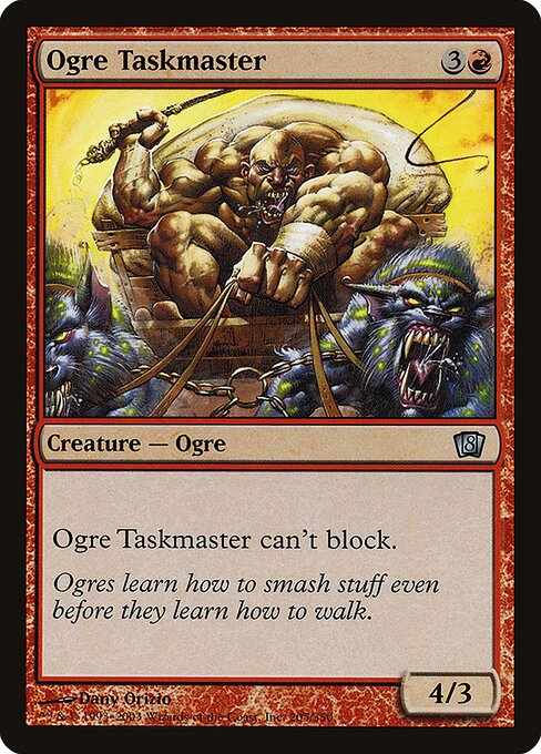 Ogre Taskmaster (205★) - Eighth Edition - Game On