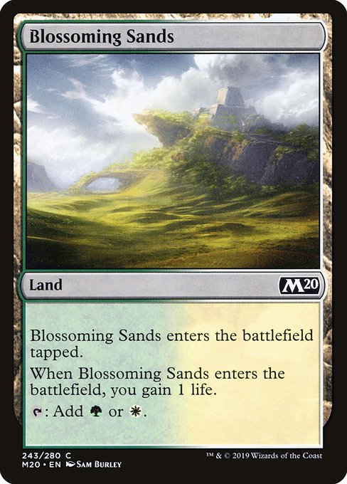 Blossoming Sands (243) (Foil) - Core Set 2020 - Game On